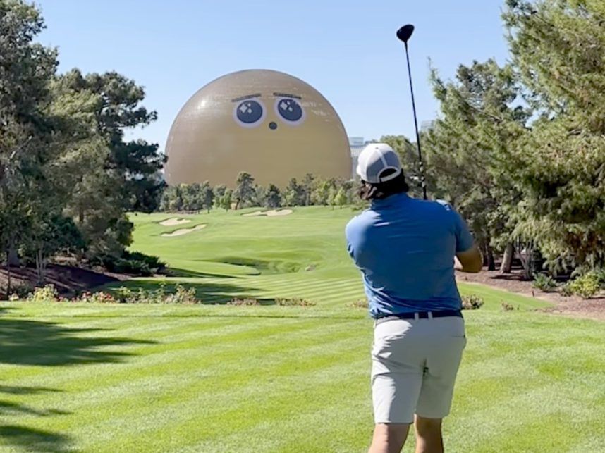 VIDEO: Las Vegas Sphere Appears to Troll Golfer in Hilarious Viral ...