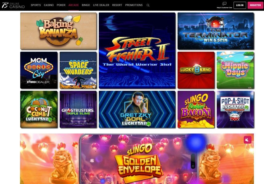 Borgata Online Casino in New Jersey Debuts Real-Money Arcade Games