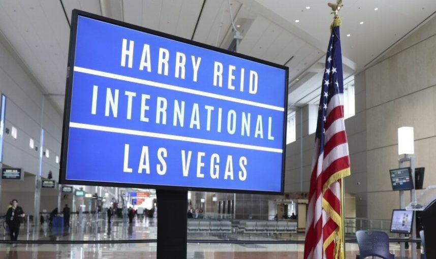 Harry Reid Airport Passengers Facing Flight Delays Due to High Winds